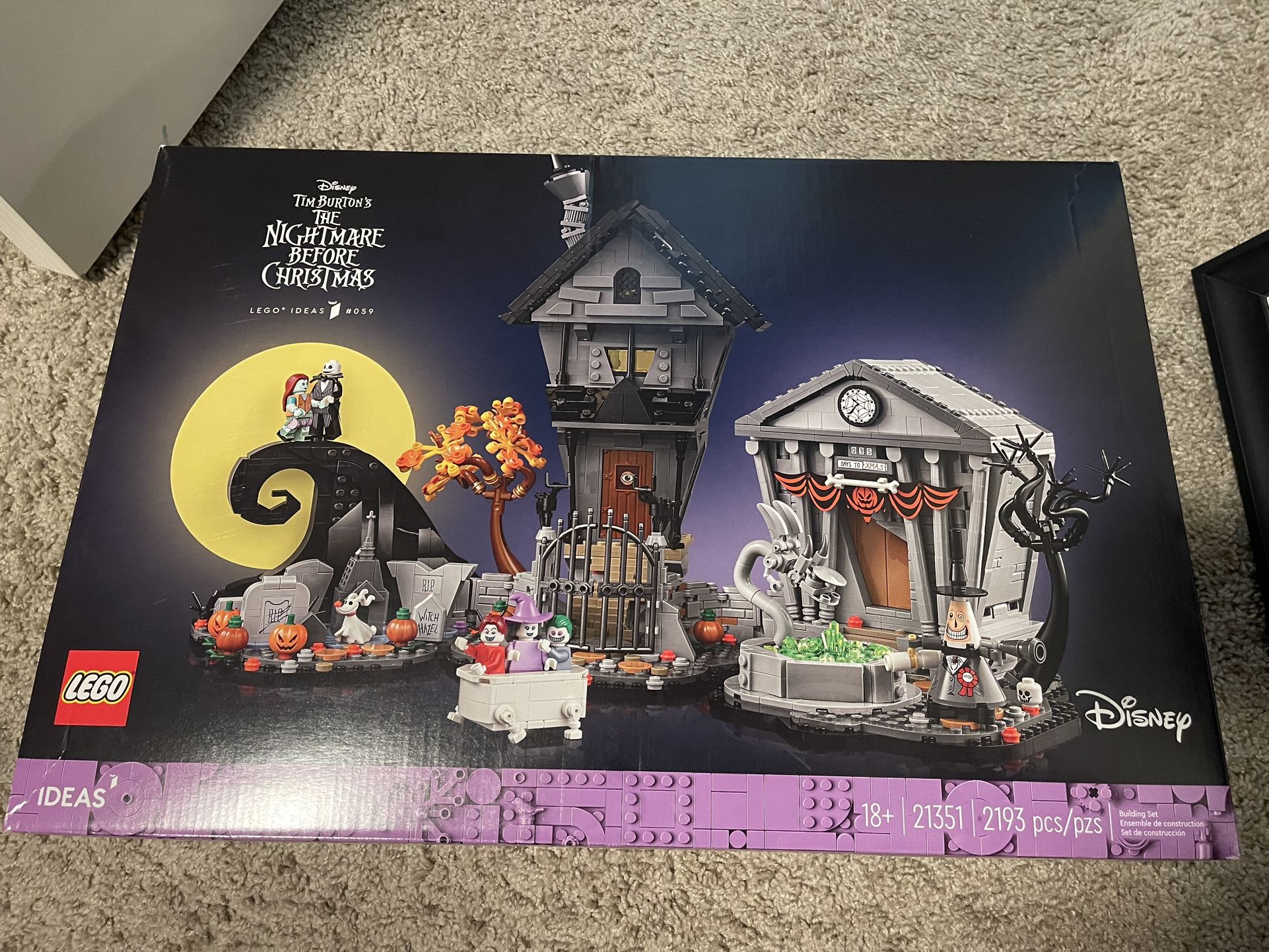 Lego Nightmare Before Christmas (21351) - Brand New
