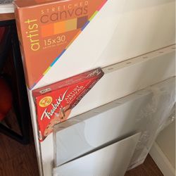 Stretched Canvases And Canvas Board - NEW!