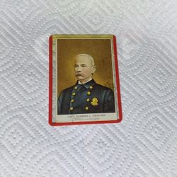 Tobacco Card.  Brooklyn P.D.  1886