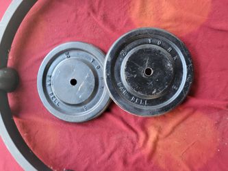 1" HOLE  50LB PLATES  TOTAL 100lbs 
2-50s
11525 S HALSTED DUNKIN DONUTS/7111 S WESTE1RN WALGREENS 
90$  CASH ONLY AS IS