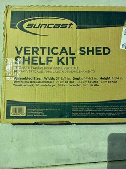 Suncast Vertical Shed Shelf Kit (2)