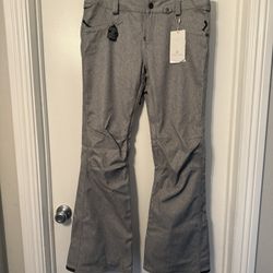 Volcom Women’s Gray Snowboarding Pants - Large - New with tags