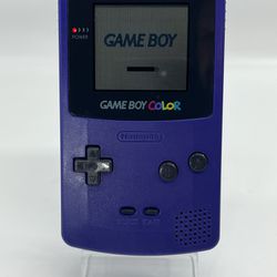 Nintendo Game Boy Color Handheld Console Grape Purple GBC-001