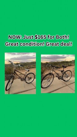 Bike Deals! $165 for 2!
