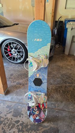 Burton Chopper 125cm snowboard +2 sets of bindings