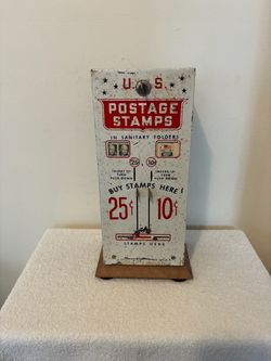 Vintage U.S. Postage Stamp Vending Machine