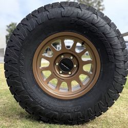 Method Mr 703 Bronze 17x8.5 6x139.7 +0 Offset With Toyo At III 35x12.50R17 Tires 🔥🔥🔥