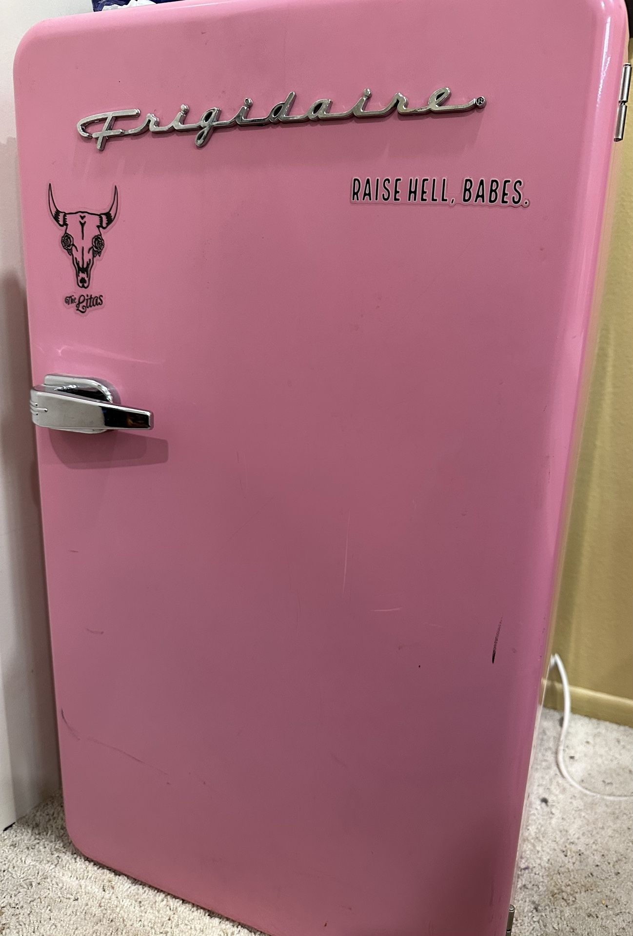 Retro Mini Fridge 