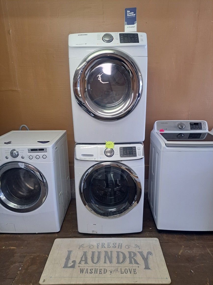 Samsung Heavy Duty Super Capacity Washer And Electric Dryer Set Nice And Clean Financing Available 