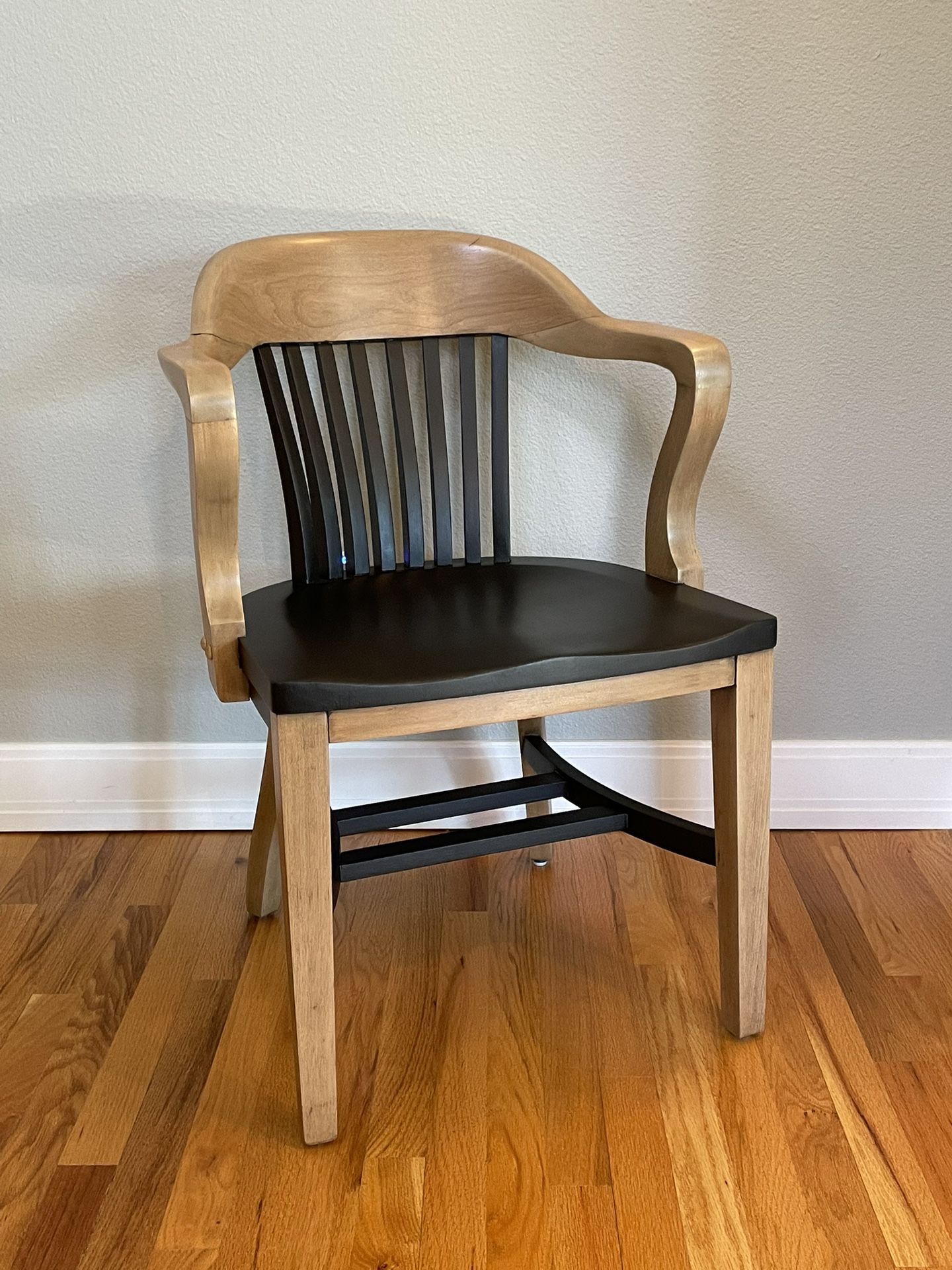 Vintage Bankers Chair Beautifully Refinished