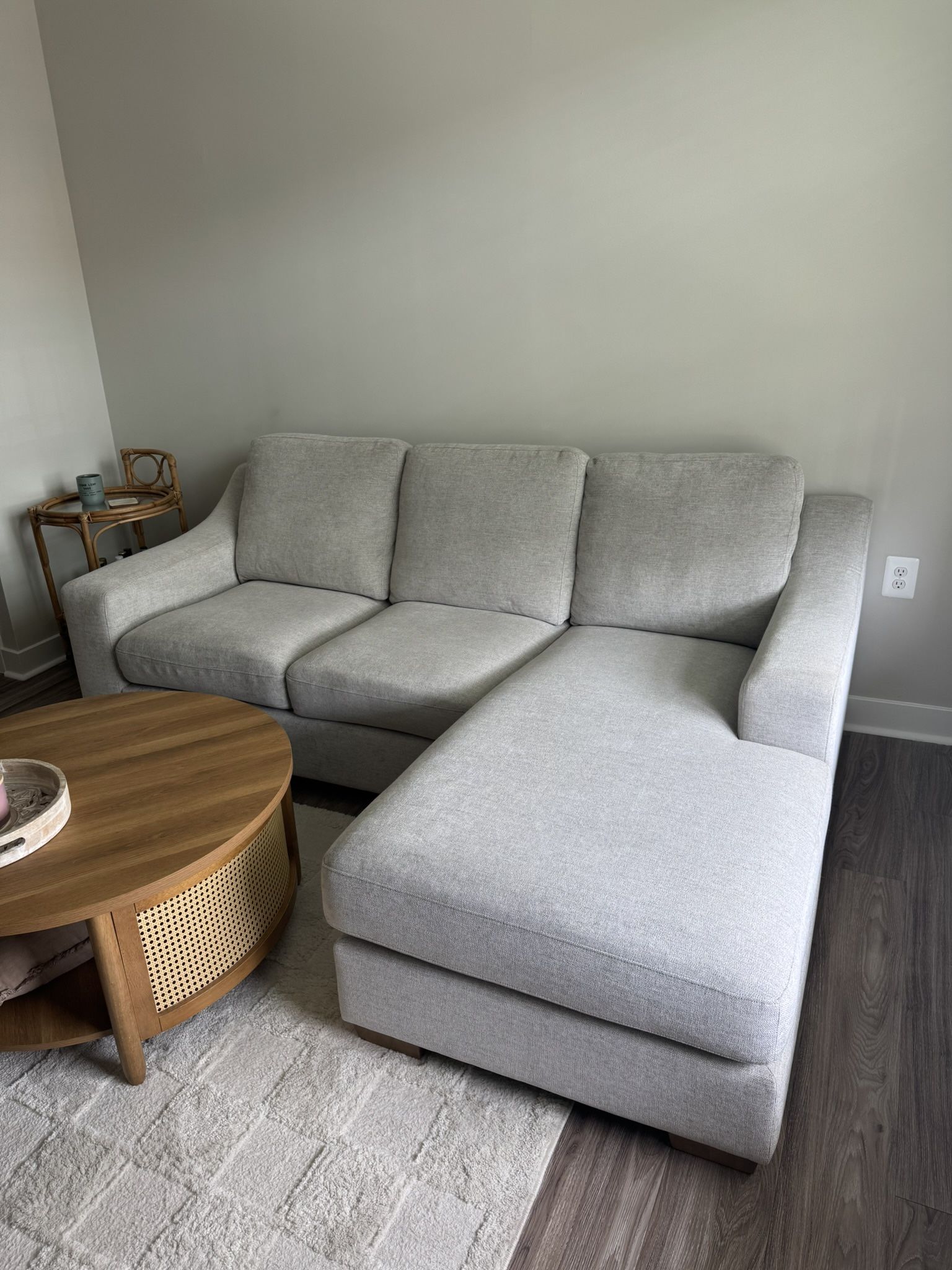 Thomasville Dillard Sofa with Reversible Chaise