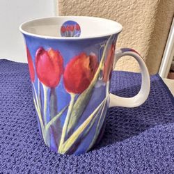 Vintage Ashdene Tulip Bunch Fine Bone China Mug