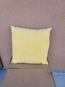 Yellow Decorative Pillow 