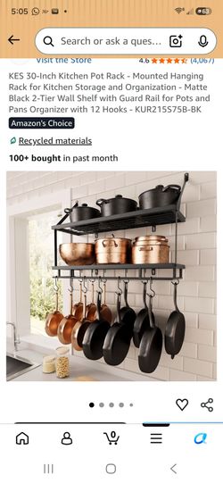 Kitchen pot rack