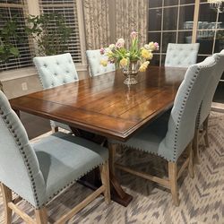 Dining table with chairs(6)