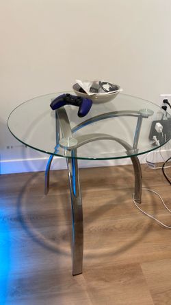 Round Glass Table