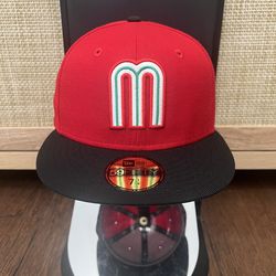 Mexico Red and Black New Era Fitted Hat
