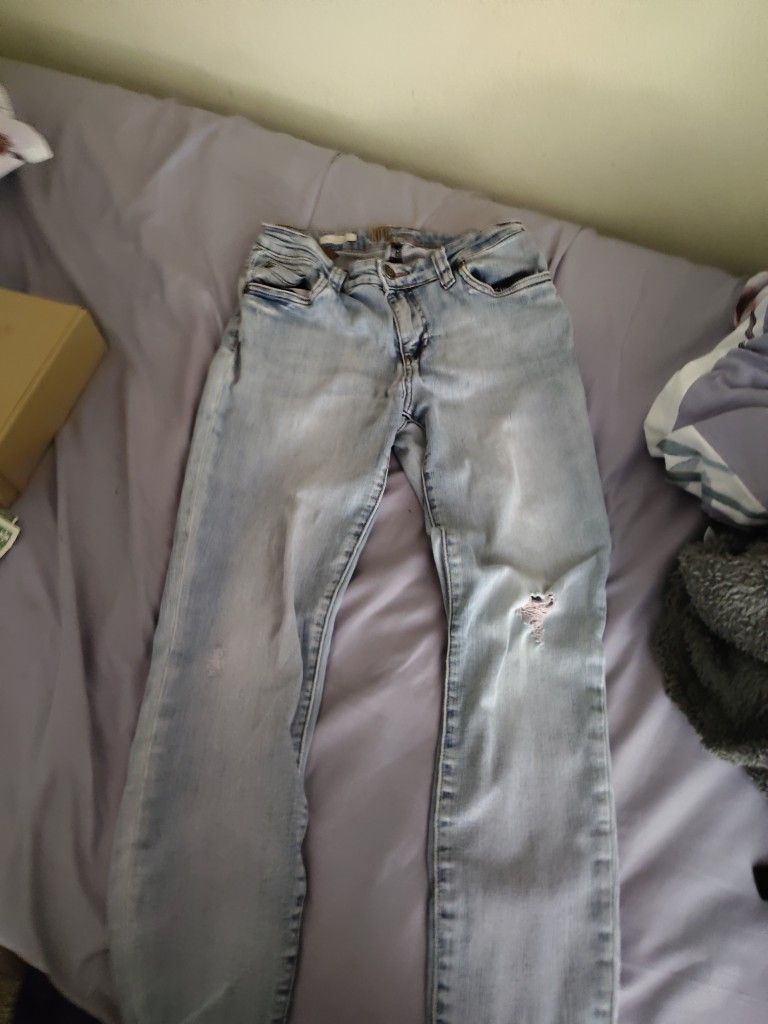 Womens KUT Carlo Ankle Skinny Ripped Jeans Size 8
