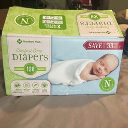 Diapers-  Newborn up to 10 lbs.