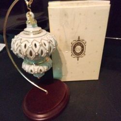 Lenox Florentine Pearl Ornament 
