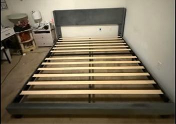 King size platform bed frame