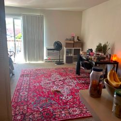 Bohemian Red Rug Large