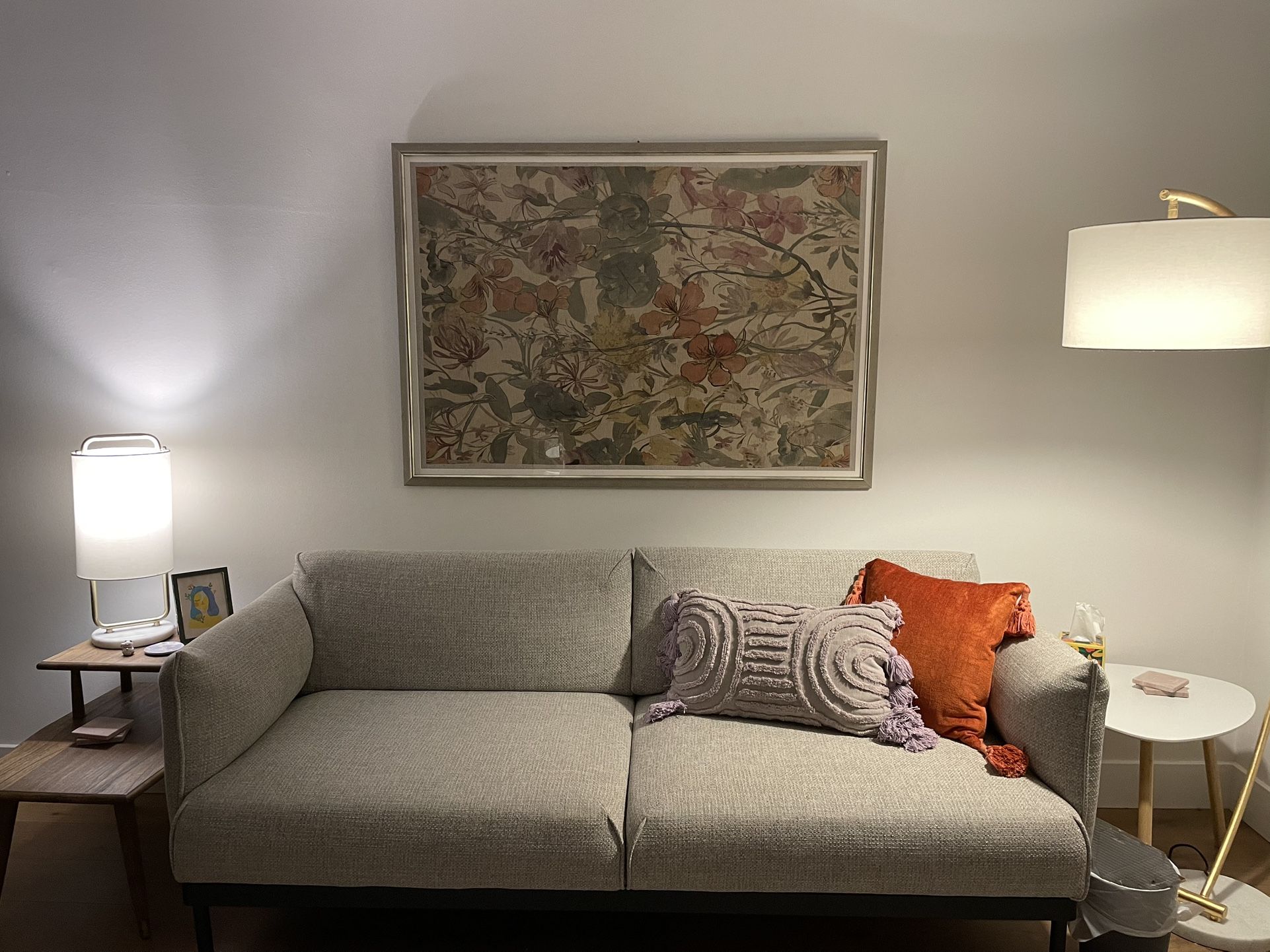 ÄPPLARYD Sofa (Loveseat), Lejde light gray