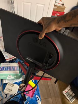 Ultra gear LG Gaming Monitor Black and Red