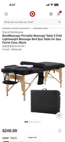 Massage bed used great condition