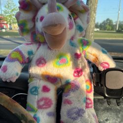 Dino build a bear tie-dye color