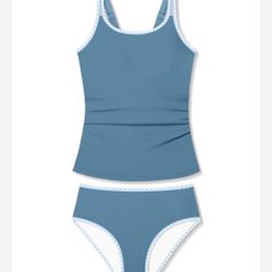 Girls Size 12/13 Tankini New No Tags Swimwear
