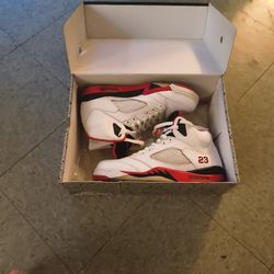 Retro 5 Fire Red 