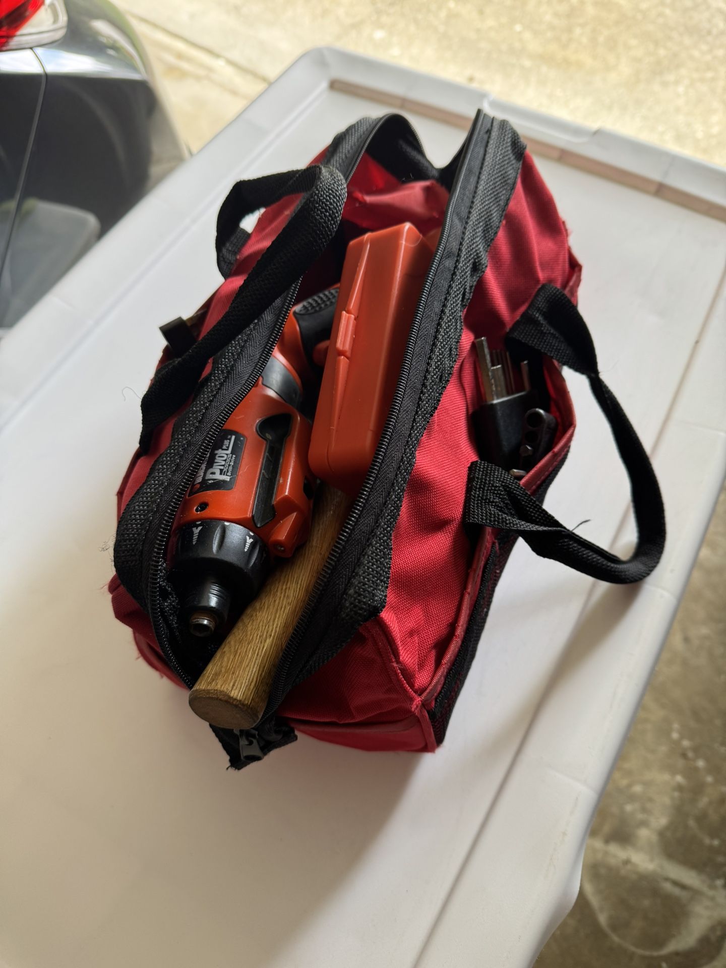 Tool Box With A Drill And Tons Of Tools