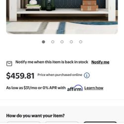Entry/TV Stand/ Sofa Table 