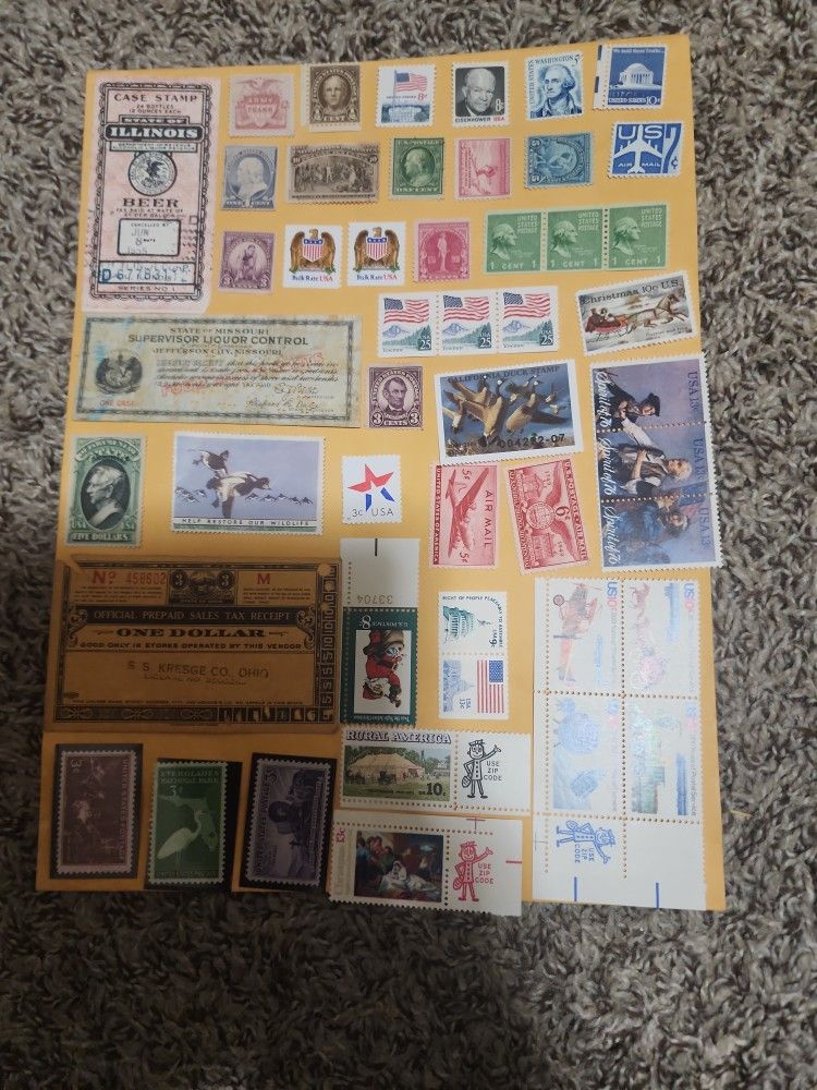 1 Sheet Good Value USA Stamps Lot BNN 990