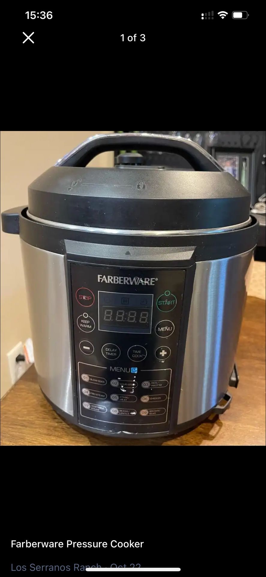 Farberware Pressure Cooker