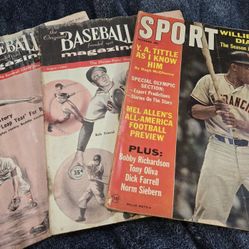 3 Vintage Sport Magazines