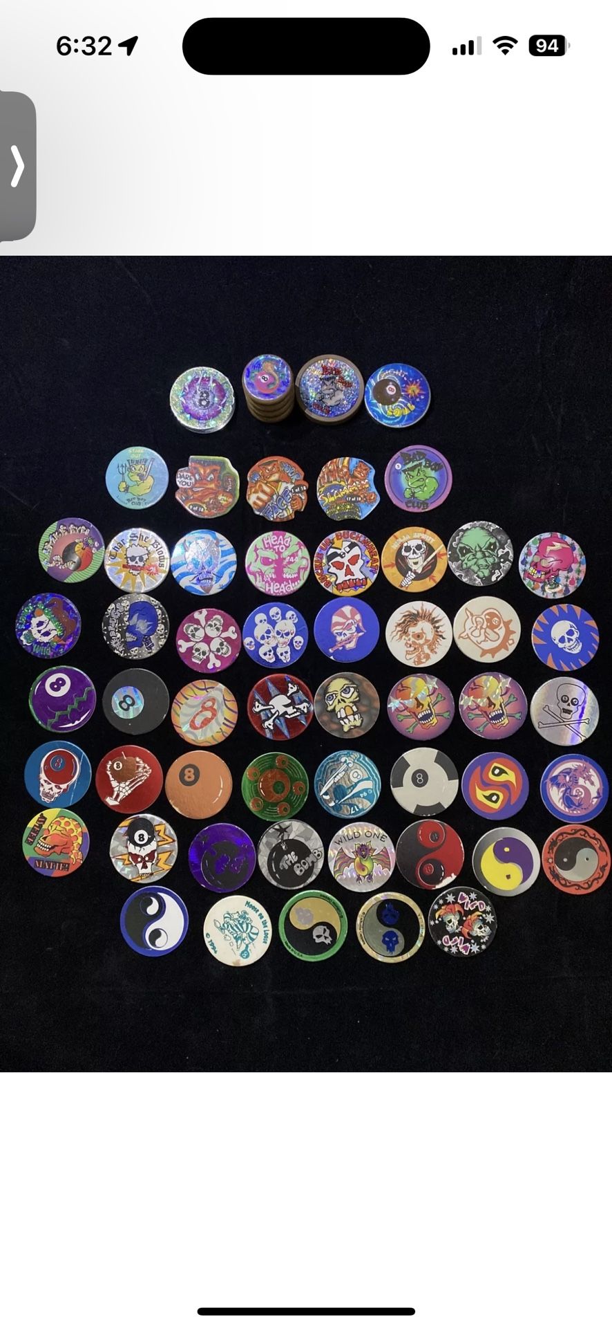 Rare POGs Milk Caps Vintage 1990s Assorted Lot 50 POGs + 4 Slammers