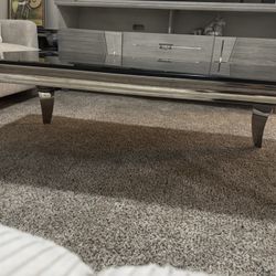 Center Table And Two Side Stools 