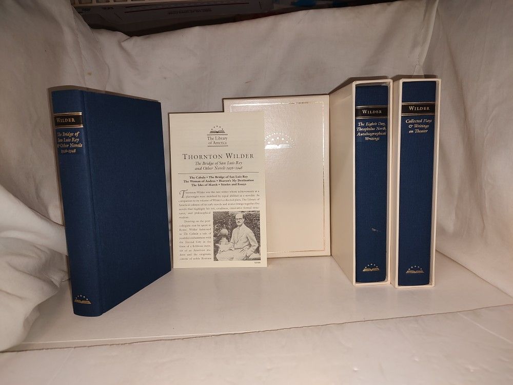 Thornton Wilder 3 Volume Set The Library of America w/Slipcase New