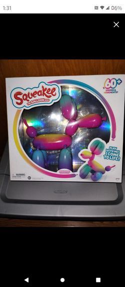 Squeakee The Balloon Dog Rainbowie interactive pet toy