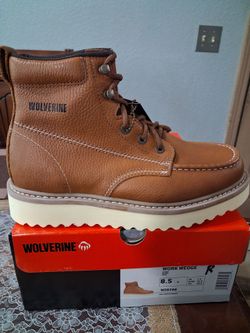 Wolverine Work Boots Size Size 8.5 Men's