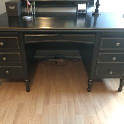 Solid Wood Desk And Chair