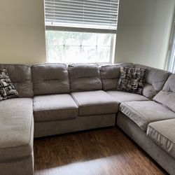 Brown Sectional Couch 