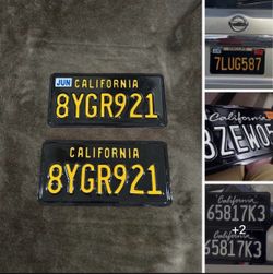 License plate wrap