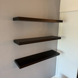 Floating shelves