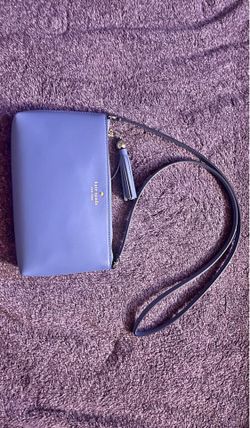 Kate Spade Ivy Street Amy crossbody bag in smooth constellation blue leather