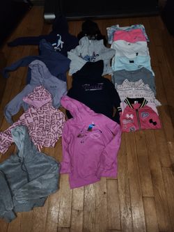 Girls sweaters jackets 7/8 to 14/16  lot