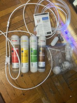 RO System, Twist-In 75 GPD 4-Stage Reverse Osmosis/Deionization System