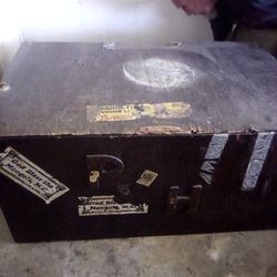 Large Wooden Toy Box $15